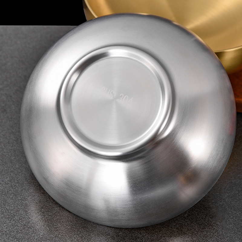 Tô Inox 304 2 Lớp Cách Nhiệt PBCP16 Bát Đựng Mì Lạnh Hàn Quốc, Ramen, Salad Cao Cấp