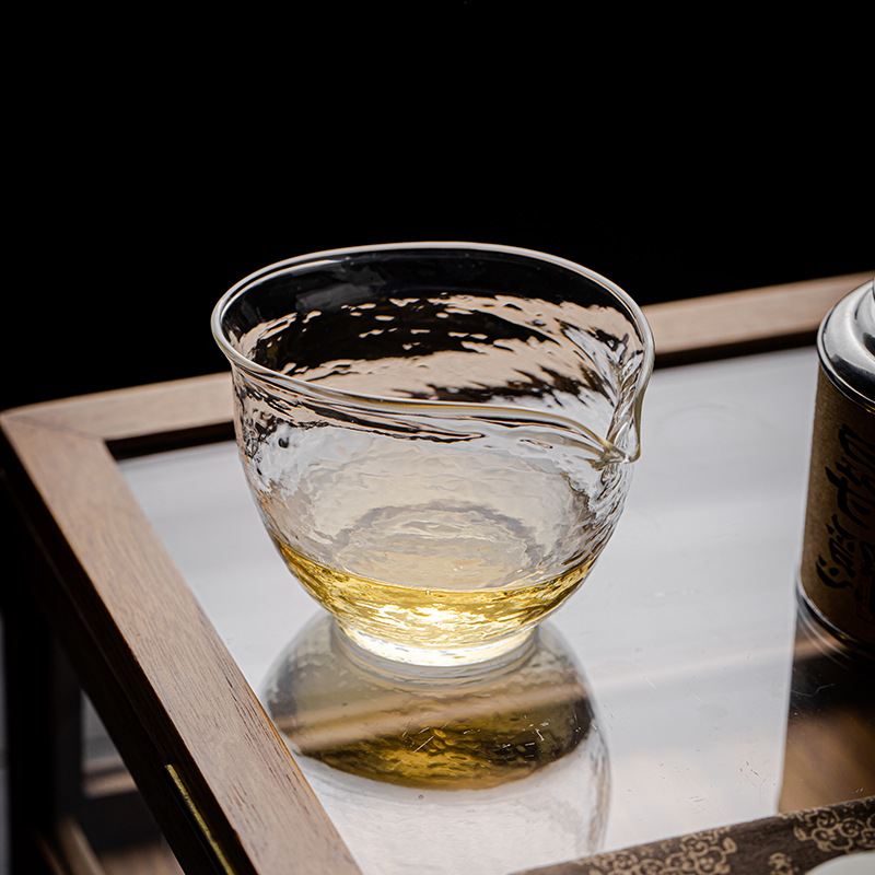 Oantang bán buôn cốc công bằng mặt trăng phong cách Nhật Bản cốc thủy tinh dày chịu nhiệt Borosilicat cao phân chia Phụ Kiện Bộ trà