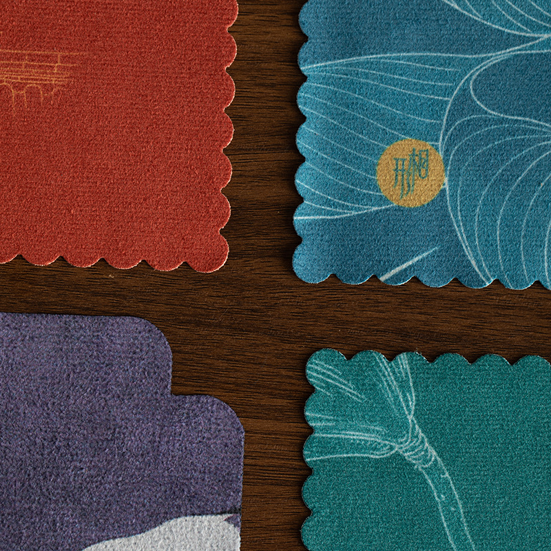 Khăn trà hai mặt mới, khăn trà cao cấp, khăn bộ trà thấm, bàn trà, khăn trải bàn trà, miếng vải, phụ kiện bàn trà bán buôn