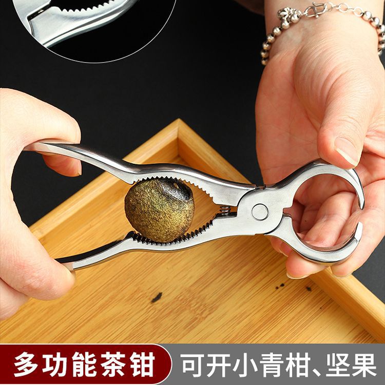 Kìm trà bằng thép không gỉ Dao Trà Kim Trà mở bằng tay Pu'er Tuo trà gạch Bánh trà dao cạy dụng cụ pha trà Phụ Kiện Dụng cụ pha trà
