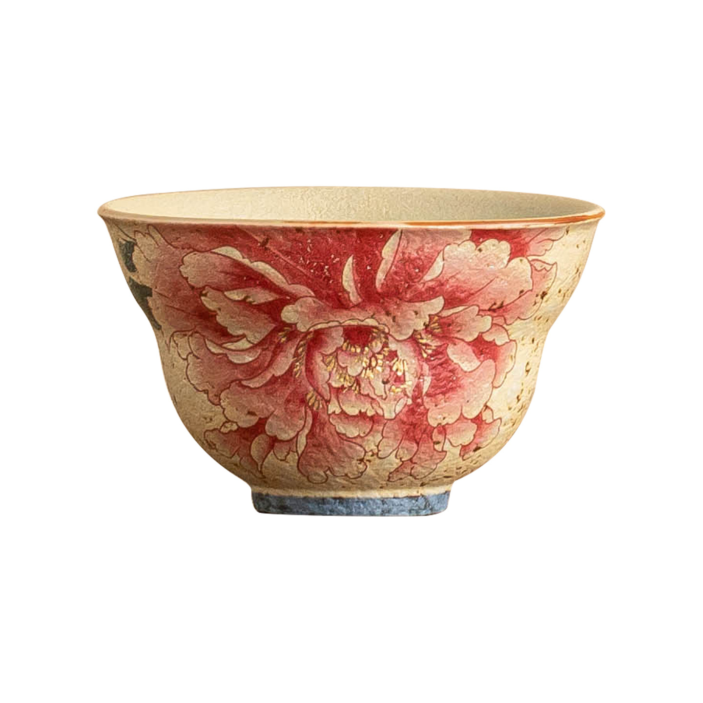 Cốc gốm đá lửa màu xanh và trắng cốc chủ cốc trà nhỏ cá nhân cao cấp phong cách Trung Quốc cốc trà gia đình cốc trà