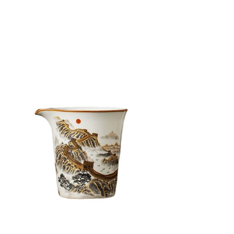 Cốc miệng đại bàng Ruyao Great Wall Cốc biển trà cao cấp mẫu mới 2025 cốc trà đồng nhất tách trà phụ kiện bộ trà