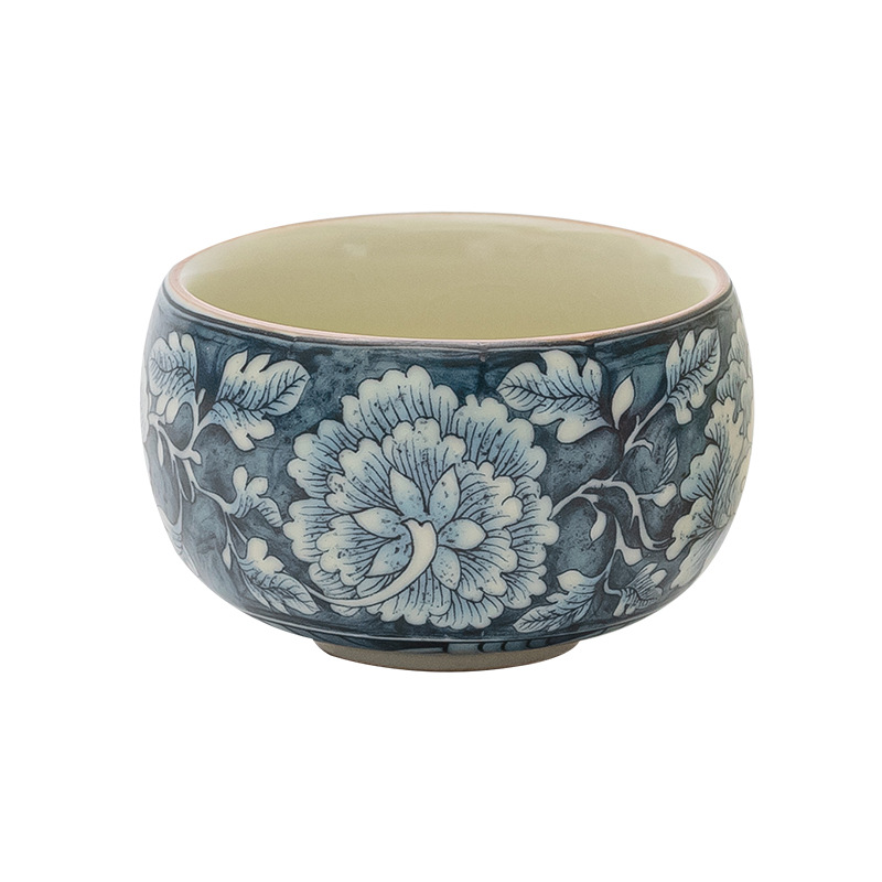 Cốc La Hán hoa trong lò Ru cổ, tách trà nhỏ có thể nâng được, cốc chủ nhân, cốc trà, Bộ trà Kung Fu gia dụng Trung Quốc