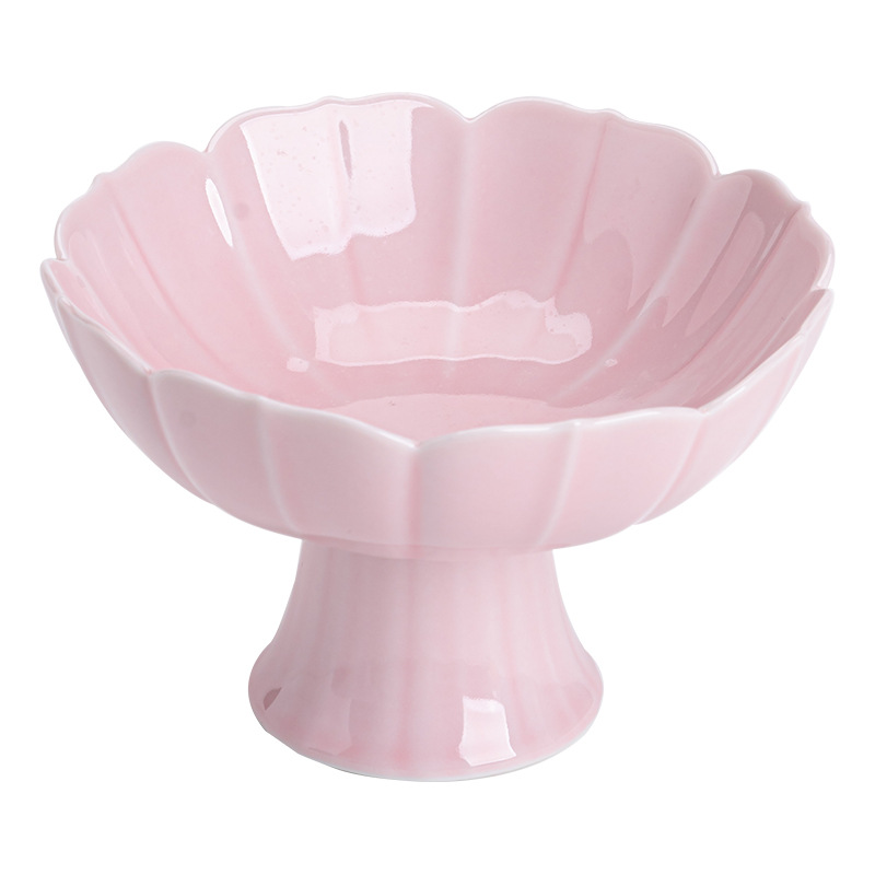 Khay đựng trái cây sáng tạo gốm sứ Bảo Liên khay đựng đồ ăn nhẹ trái cây sấy khô phòng khách gia dụng khay đựng đồ ăn nhẹ