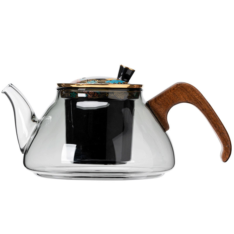 Ấm đun trà bằng bếp gốm điện ấm thủy tinh sức khỏe dung tích lớn gia dụng dụng cụ đun trà bếp đun trà bộ pha trà loại nhỏ