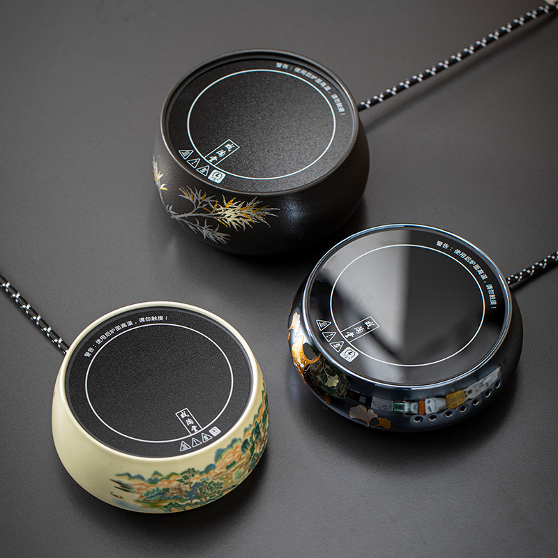 Dụng cụ pha trà bằng gốm điện Ấm đun nước thủy tinh chuyên dùng để pha trà dùng điện gia dụng cụ pha trà tích hợp bếp pha trà