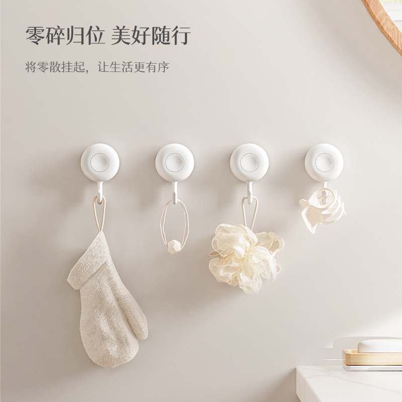 Móc xoay viscose chịu lực mạnh không cần đục lỗ dán nhà tắm nhà bếp dopamine móc dán liền mạch