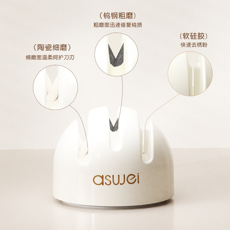 Dụng cụ mài dao kéo dụng cụ mài dao nhà bếp gia dụng cốc hút mài dao nhanh chuyên nghiệp mẫu mới 2025