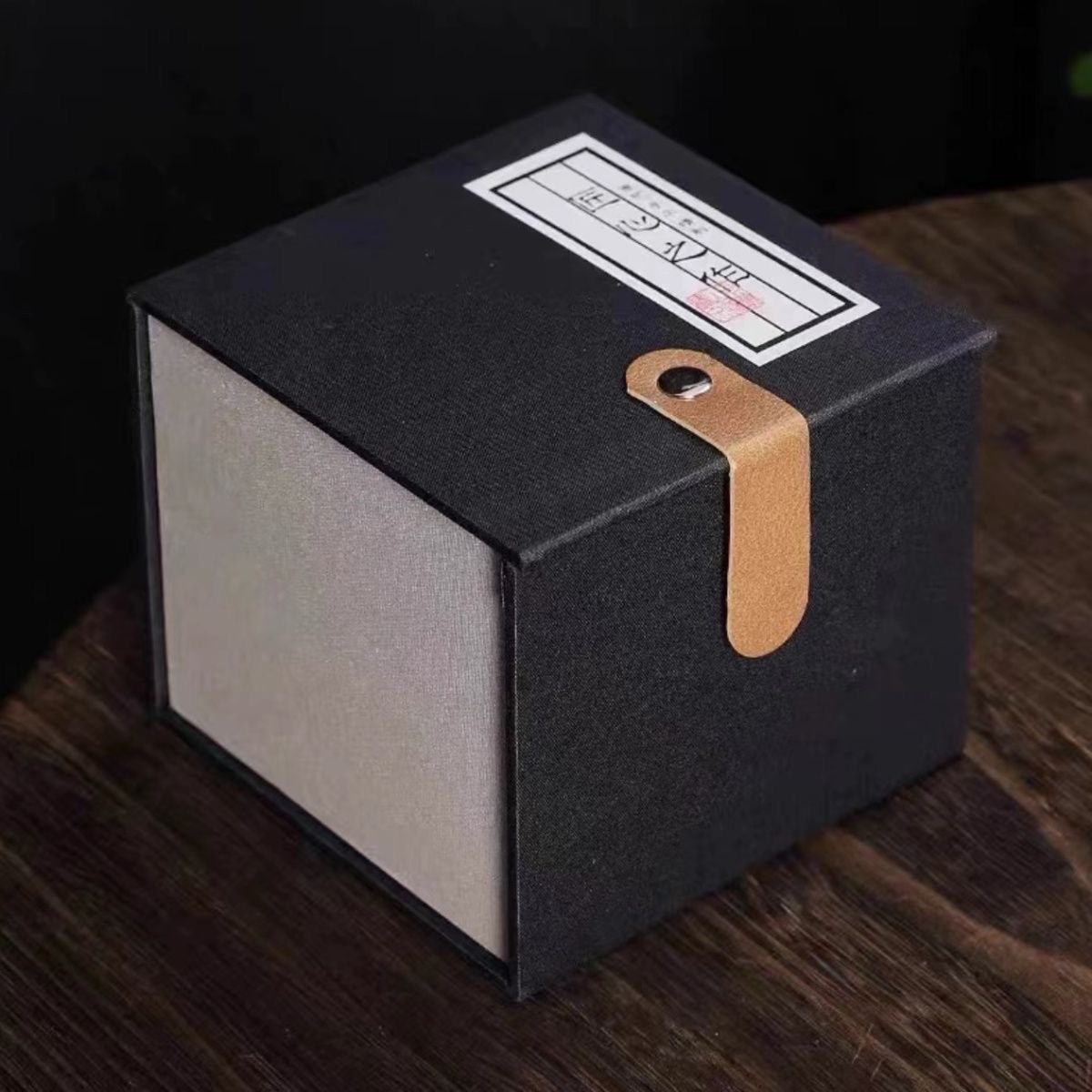 Jianyang Jianzhan bao bì hộp hộp quà hộp bảo quản trà nếm trà bát vuông thổ cẩm hộp cốc túi chủ cốc hộp quà tặng