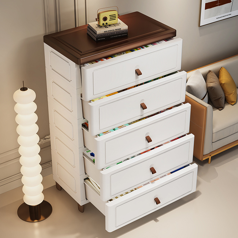 Tủ đựng đồ kiểu ngăn kéo kiểu phong cách Châu Âu rộng 50-120 tủ đựng đồ tủ nhỏ sắp xếp đồ lặt vặt cạnh giường phòng ngủ