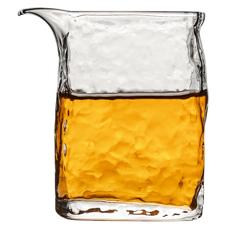 Cốc công tắc thủy tinh kiểu Nhật, dụng cụ chia trà dày chịu nhiệt, trà Kung Fu sáng tạo, cốc công cộng miệng đại bàng, cốc công thức đơn