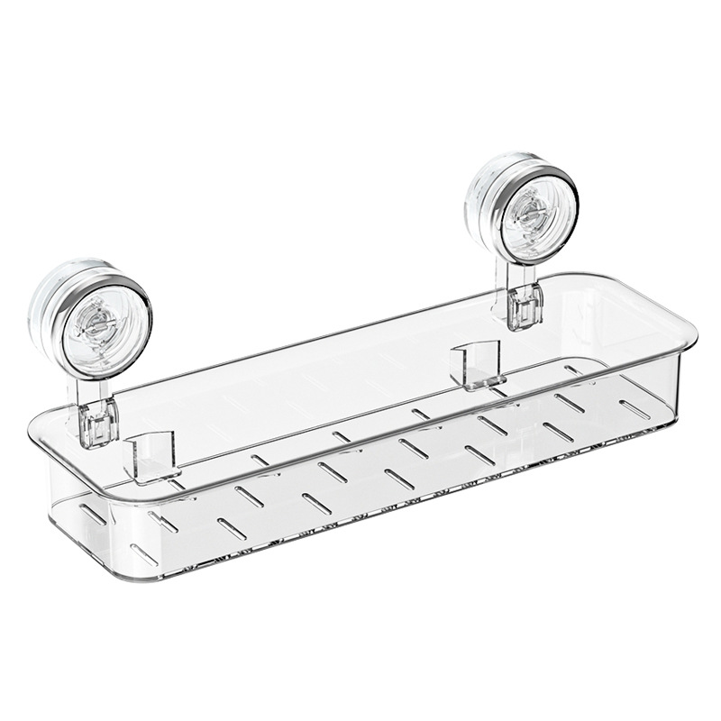 Giá để cốc hút phòng tắm giá để đồ vệ sinh nhà vệ sinh Giá để đồ treo tường kiểu treo tường không đục lỗ Giá treo nhà bếp