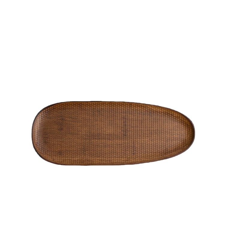 Khay trà tre nặng chèo bè Khay pha khô bằng tre Bộ trà Kung Fu Khay trà Phụ kiện Bộ trà kiểu Nhật gia dụng