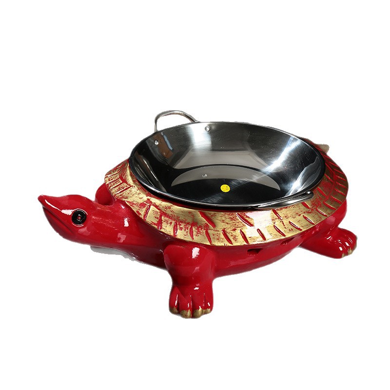 Đĩa ấm rượu hình rùa thời trang, thiết kế sáng tạo, dùng làm đồ ăn, nghệ thuật đá khô