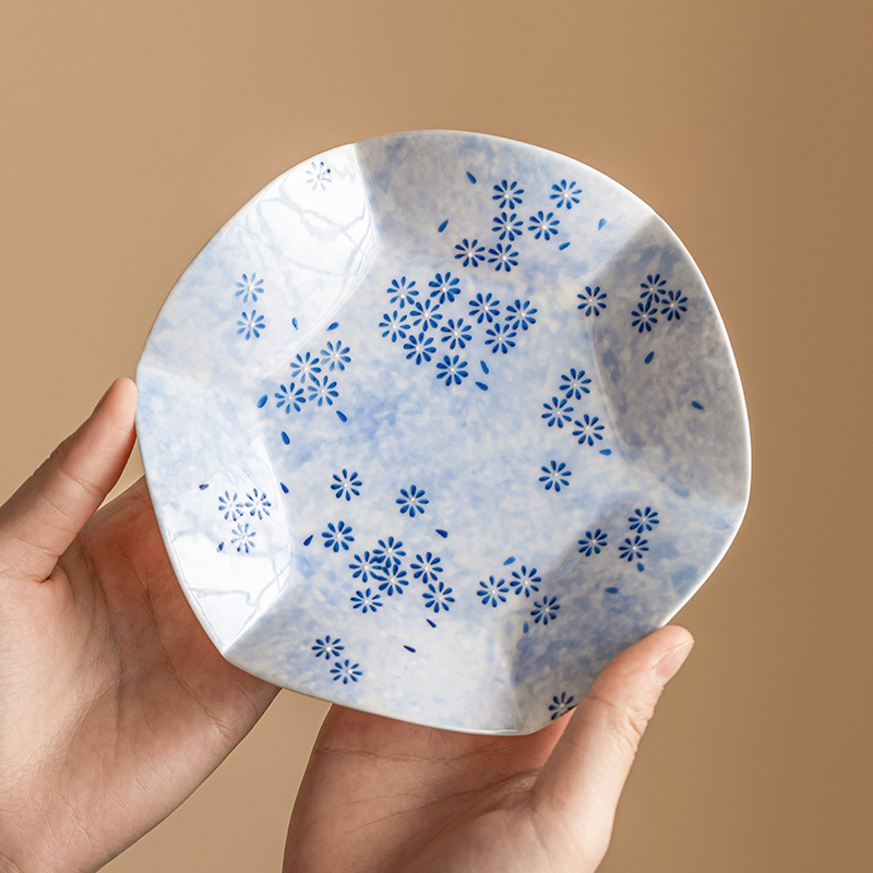 Bình đựng lá sen cúc xanh, khay trà pha khô bằng gốm sứ, lót ly, phụ kiện trà đạo, đồ trang trí bàn trà sáng tạo, lót ly, lót ấm