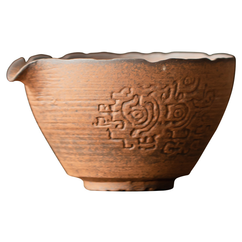 Cốc công thức thiền kiểu Trung Quốc bùn đá cũ, cốc công bằng gốm sứ, tách trà Haifen, dụng cụ pha trà, phụ kiện bộ trà Kung Fu