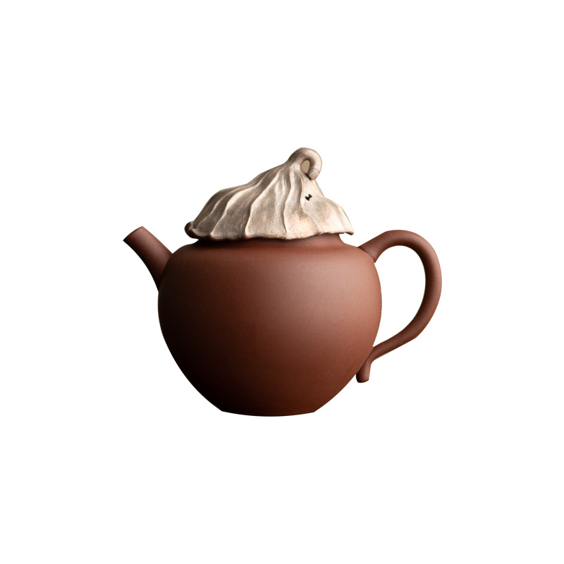 Mới cao cấp thô gốm mạ vàng bạc chết sen nồi, thủ công Nhật Bản gốm ấm trà, bộ trà Kung Fu, nồi đơn