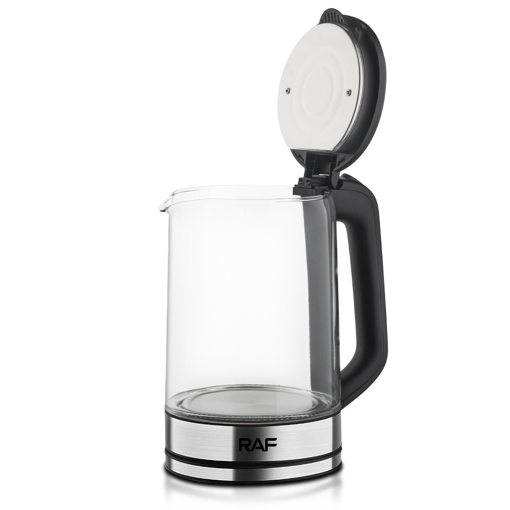 Kính trong suốt xuyên biên giới tiêu chuẩn Châu Âu RAF Ấm đun nước điện 2.5L dung tích lớn tự động Ấm đun nước đa chức năng bảo vệ quá nhiệt