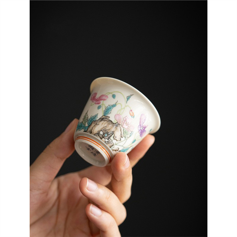 Bộ trà Kung Fu màu bùn cổ Bộ trà bát có nắp sang trọng nhẹ gia dụng cao cấp Bộ trà Kung Fu hộp quà bán buôn