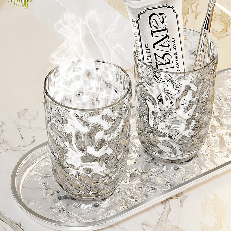 Cốc đánh răng họa tiết sông băng cốc nước súc miệng cặp đôi gia dụng cốc đánh răng sang trọng nhẹ cốc rửa chén trẻ em cốc đánh răng cốc đựng đồ