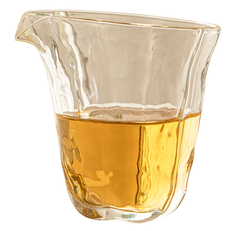 Cốc công trong suốt hoa thu hải đường cốc đồng nhất cốc thủy tinh borosilicate cốc trà biển bộ pha trà cao cấp chịu nhiệt cao dụng cụ pha trà
