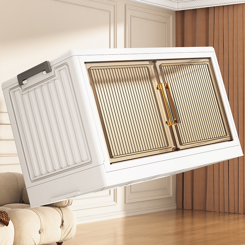 Tủ lưu trữ gấp rộng 40-75 tủ quần áo trẻ em nhiều lớp có cửa tủ hai cửa tủ tủ nhựa