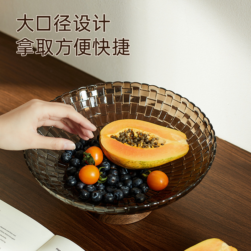 Khay đựng trái cây, bàn cà phê phòng khách, khay đựng đồ ăn vặt hạt tết gia dụng, khay đựng trái cây khô cao cấp sang trọng tinh tế, giá trị cao ráo