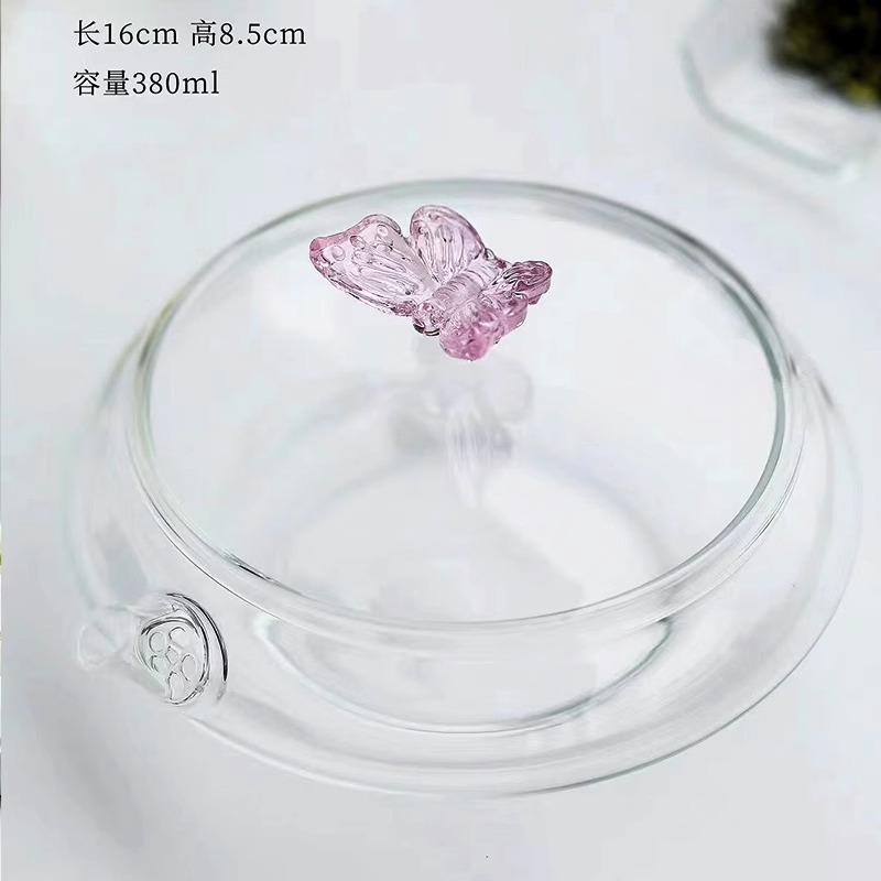 Ấm trà chiết xuất lạnh thủy tinh, ấm trà lạnh, ấm trà xanh chịu nhiệt, ấm trà hoa nữ, ấm trà pha trà đá mùa hè