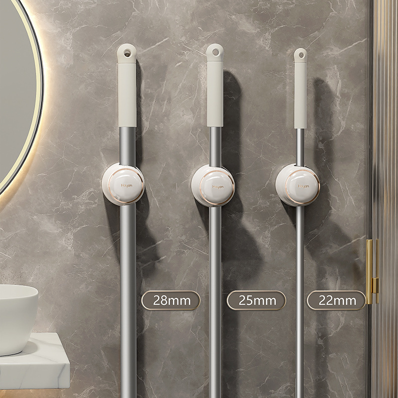 Giá Cây lau nhà sang trọng nhẹ Giá Treo Tường kẹp chổi giá cố định nhà vệ sinh kho đồ dùng thần thánh giá Cây Lau Nhà Giá Sỉ kẹp Cây lau nhà