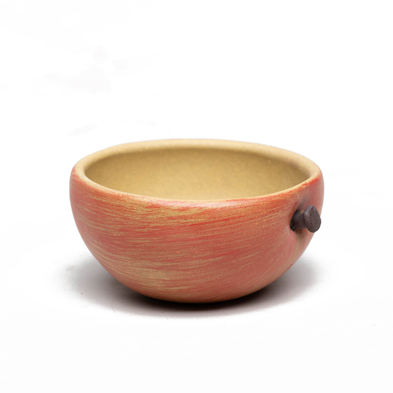 Cốc chủ nhân táo cát tím Nghi Hưng cốc trà hoa táo sinh học Bộ trà Bát trà thủ công mỹ nghệ trái cây bình an