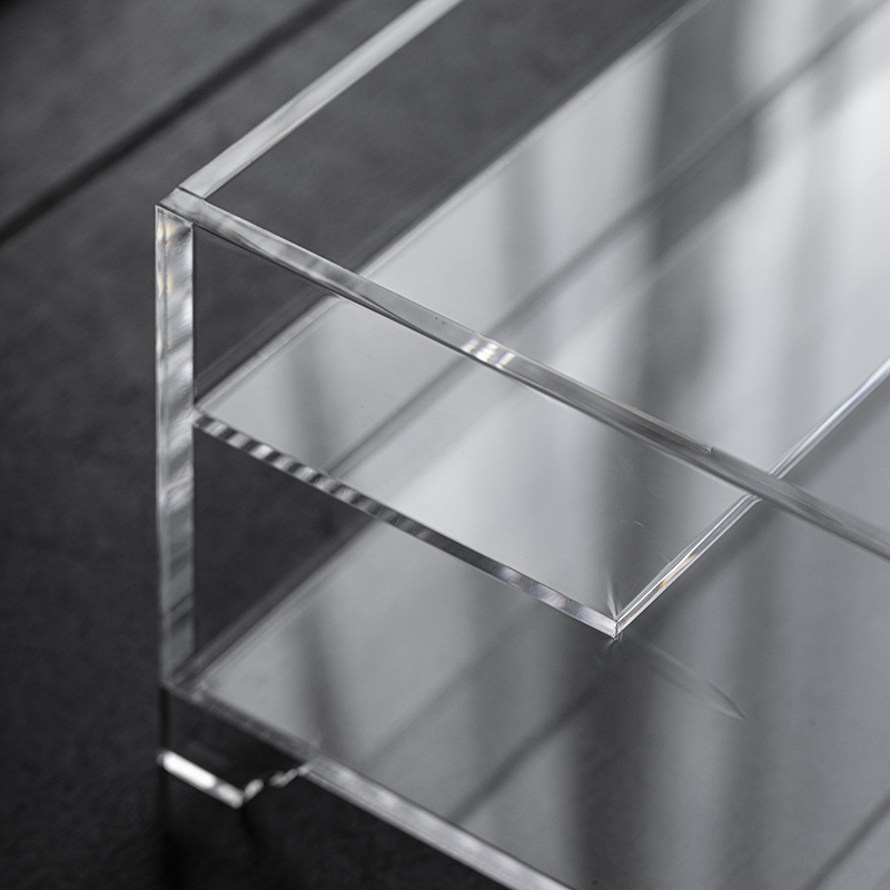 Giá để đồ kho trà acrylic trong suốt, giá để đồ ấm trà, giá để đồ để bàn, giá để cốc trưng bày Bogu