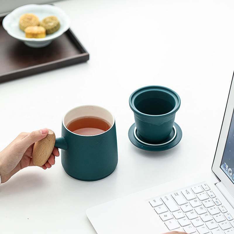 Cốc văn phòng quà tặng tách trà tách trà cốc trà kinh doanh cốc quà tặng cốc nước cốc sứ