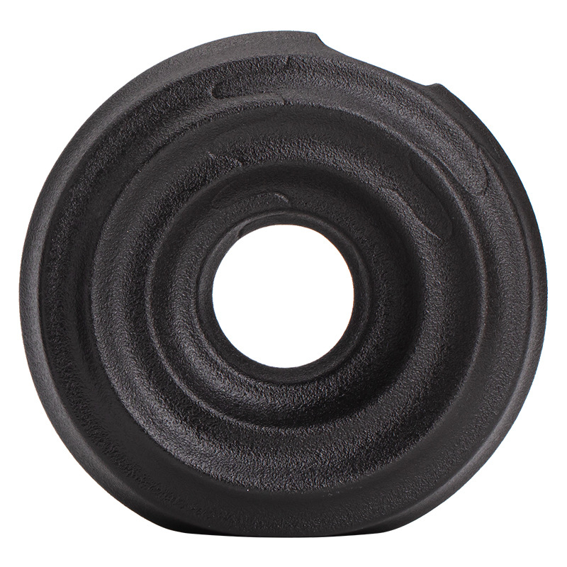 Bình bánh rán bình gốm sứ kiểu Trung Quốc mới cắm hoa sáng tạo nhà tròn hoa trang trí mặt bàn phụ kiện