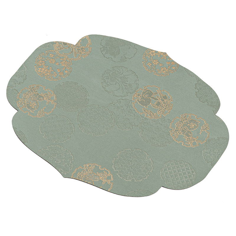 Bán buôn thảm trải trà khô thổ cẩm thỏ Thảm trà không thấm nước phòng trà nghệ thuật không gian ấm bàn Thảm trà nhỏ nữ tươi trẻ