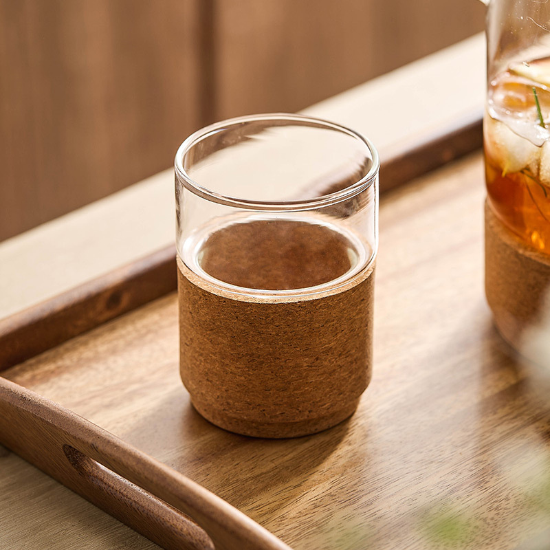 Ấm đun nước thủy tinh Ấm đun nước lạnh Ấm đun nước lạnh Ấm trà hoa nút chai sáng tạo Ấm đun nước lạnh cá nhân Ấm đun nước trái cây Bộ cốc nước