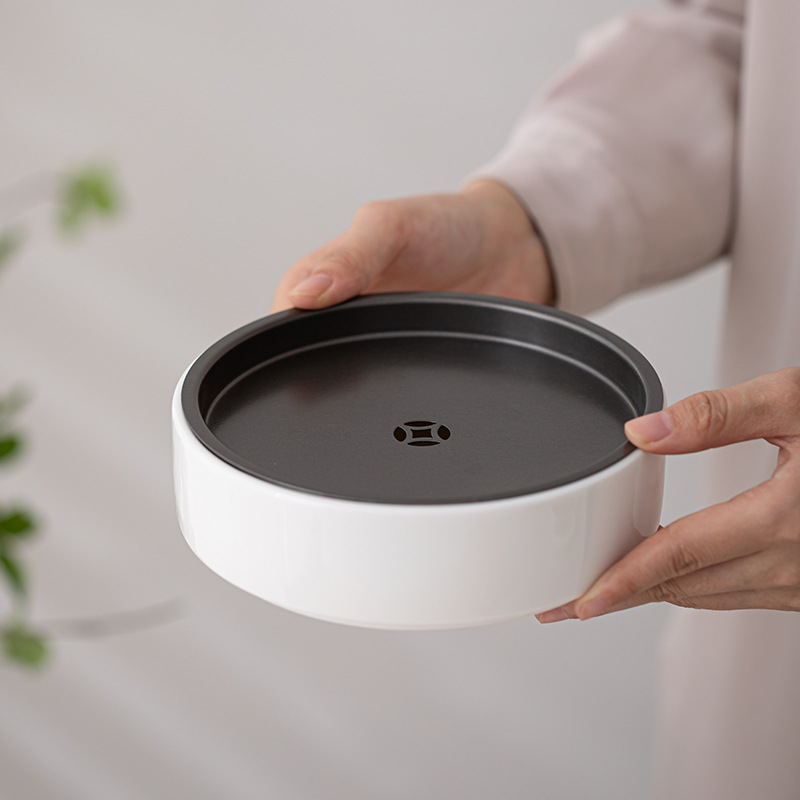 Bình đựng bình đựng bằng ngọc bích đựng bằng gốm sứ Thừa Đức, giá đỡ trà, giá đỡ trà, giá đỡ trà, khay gia dụng, phụ kiện bộ trà Kung Fu