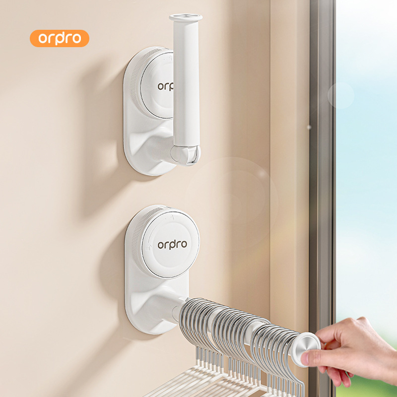 Móc treo quần áo ban công hút chân không, tiện dụng, không cần khoan, đa năng, móc treo quần áo thu gọn, giá để đồ tường