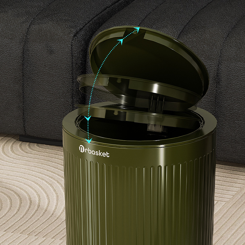 Thùng rác gia dụng kiểu mới nhà bếp giá trị cao phòng khách phòng ngủ nhà vệ sinh lớn phong cách retro sáng tạo giỏ đựng dung tích lớn