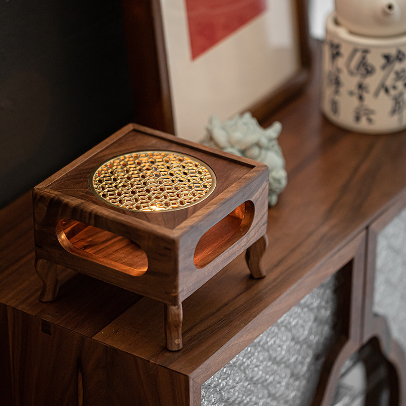 Nến Gỗ Óc Chó Bắc Mỹ, bếp pha trà, bếp ấm, bếp ấm, bếp ấm trà, bếp ấm trà, bếp ấm trà Trung Quốc