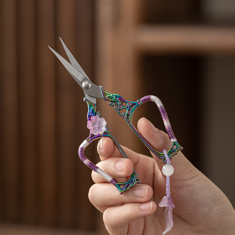 Kéo trà mới, kéo tua, kéo trà, Túi đựng trà, nghệ thuật trà cao cấp retro, kéo nhỏ cho trà đạo