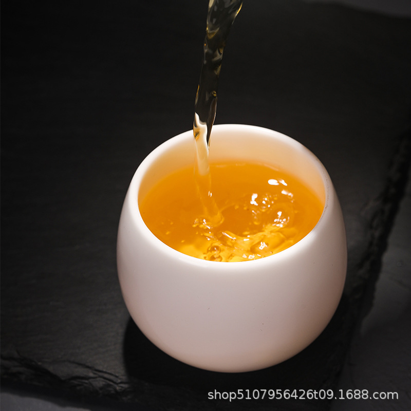 Tách trà sứ ngọc cao cấp dùng trong nhà, tách đơn cho chủ, tách đơn cho khách, dùng để pha trà kung fu có khắc.