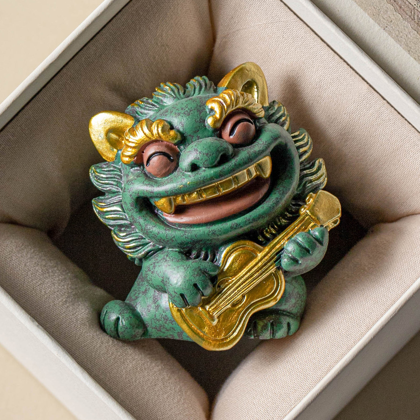 Đồ trang trí nhà cửa sáng tạo đồ trang trí thú cưng trà guitar Maiba