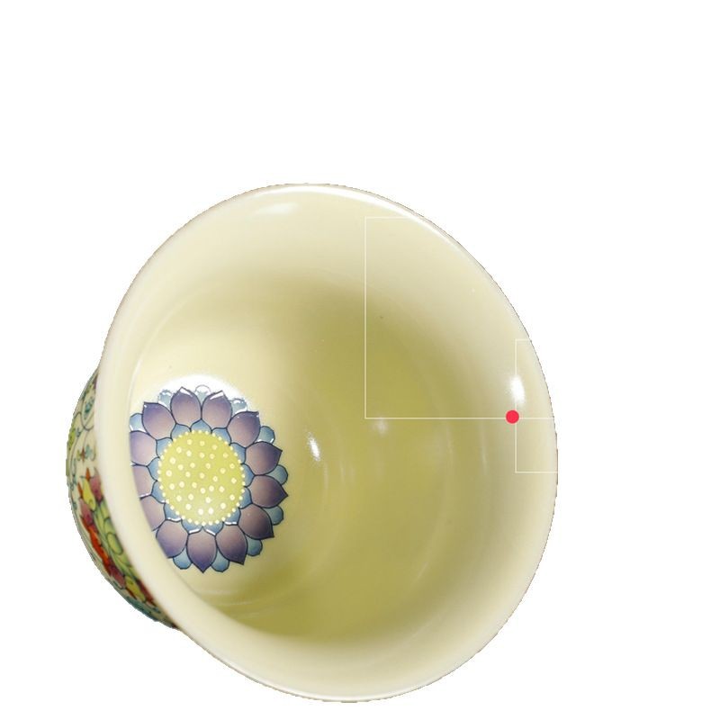 Bộ ấm chén trà Kung Fu cao cấp Jinglongtang Ru Kiln màu xanh trắng Sancai, chén phủ men, dùng trong nhà