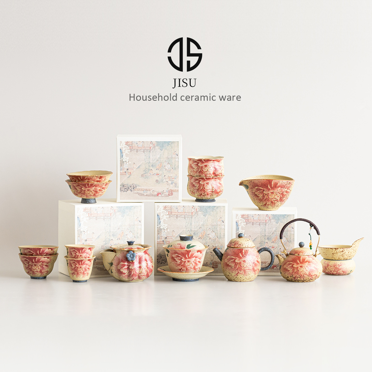 Bộ trà Kung Fu đá lửa trắng xanh, cốc chủ nhân cao cấp gia dụng, cốc trà, cốc trà, cốc trà, cốc trà, cốc trà, cốc trà, cốc đơn