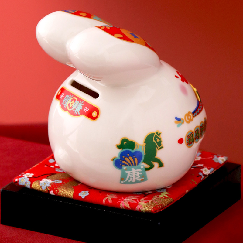 Con Heo đất thủy triều quốc gia năm con thỏ gốm sứ cung hoàng đạo con heo đất hoạt hình công ty con heo đất công ty họp thường niên quà tặng kỷ niệm trang trí