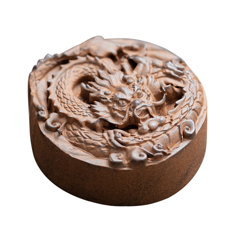 Nắp ấm trà Kung Fu gia dụng cổ điển, nắp ấm trà gốm sứ, đệm cách nhiệt, đồ trang trí thú cưng trà