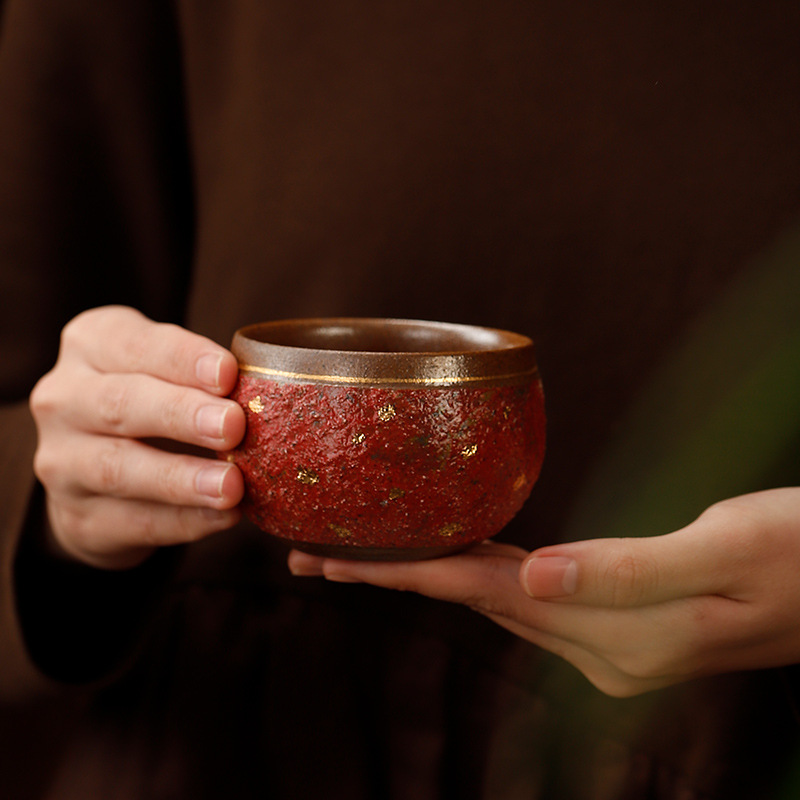 Cốc trà số phận chay cho nam, mỏ đá đặc biệt, sản phẩm Đức Hoa, cốc chủ nhân, bát trà đạo, phòng trà, thủ công