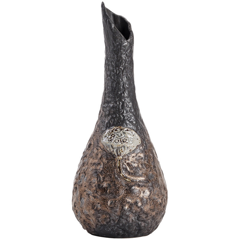 Đồ hoa tráng men sắt mạ vàng phong cách Nhật Bản đồ trang trí bằng gốm hoa mini cổ điển đồ trang trí bằng gốm mặt bàn phụ kiện trà đạo