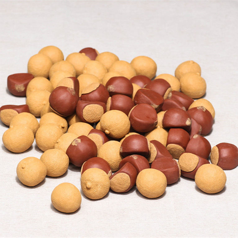 Sáng tạo cá tính trà cát tím thú cưng hạt dẻ long nhãn Bộ trà trái cây trang trí nhỏ bán buôn điêu khắc Yixing