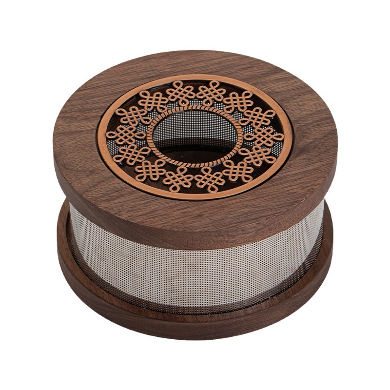 Dụng cụ pha trà ấm bằng Gỗ Óc Chó Da'antang ấm pha trà ấm thủy tinh đế sưởi ấm Bộ trà nến sưởi ấm bếp cách nhiệt bếp pha trà